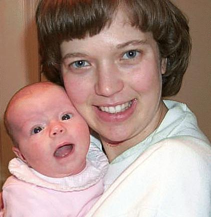 Image of Michelle Fox and Baby